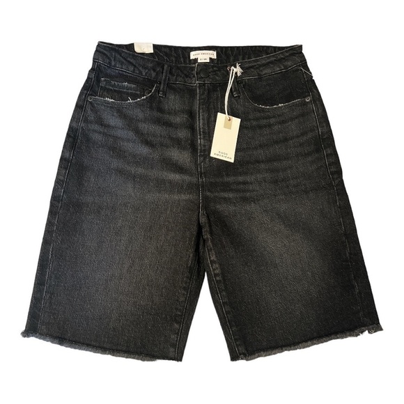 Good American Good 90s Bermuda Shorts GH1 - Picture 2 of 4